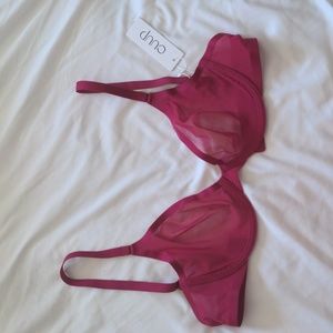 Cuup The Plunge Mesh Bra 34C
